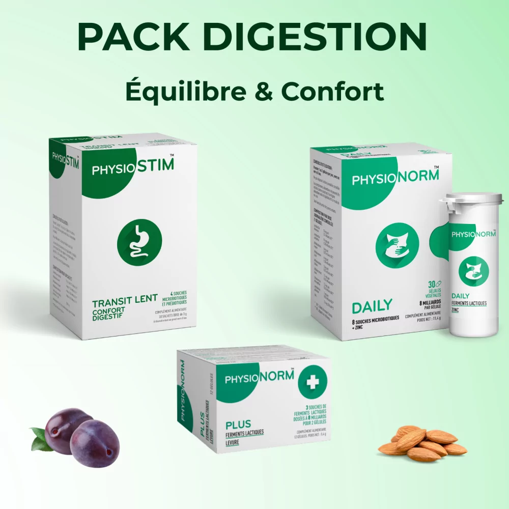 Image Pack Digetsion - Transit intestinal, constipation, syndrome intestin irritable, Diarrhée