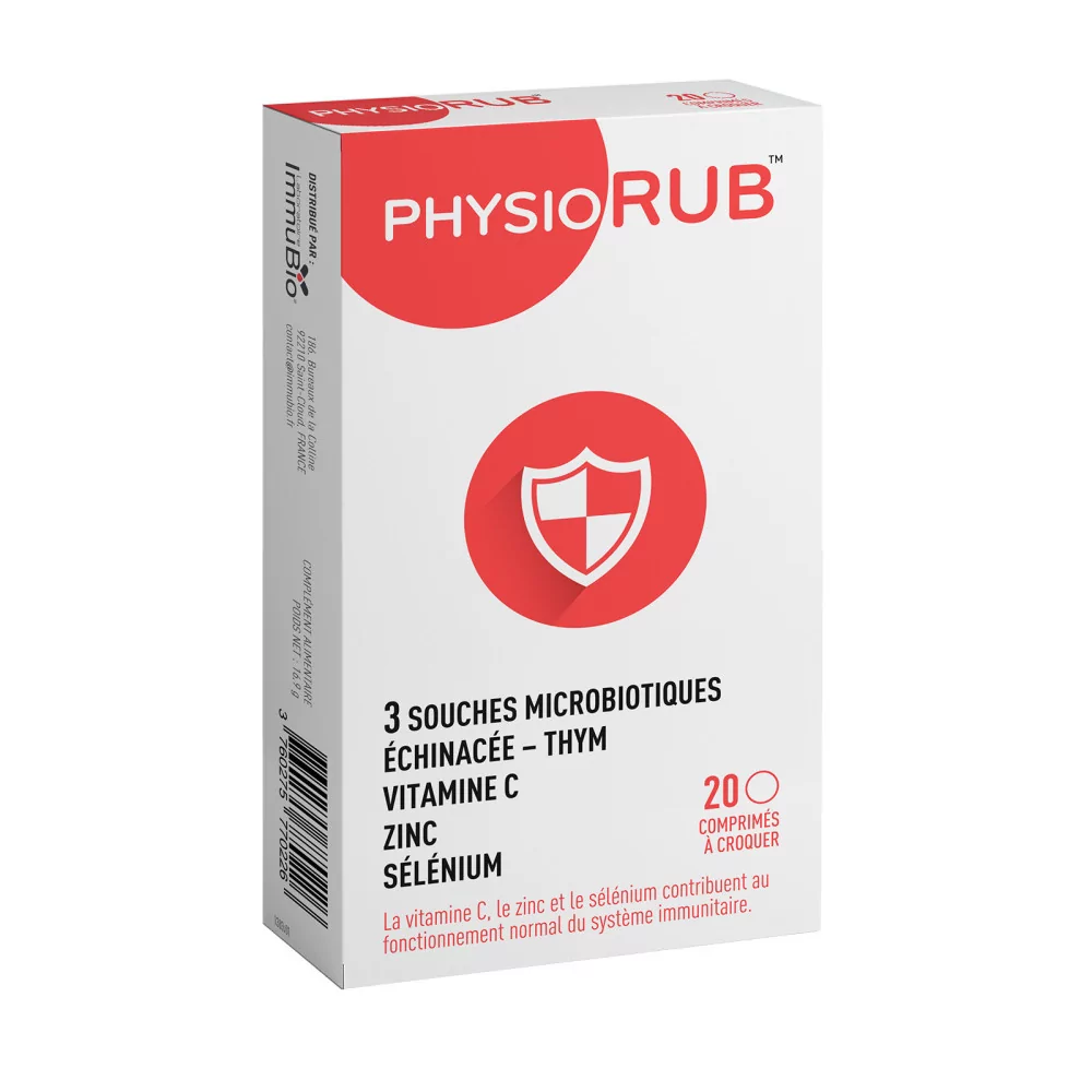 PhysioRUB™ comprimés | Prévention Coup de Froid