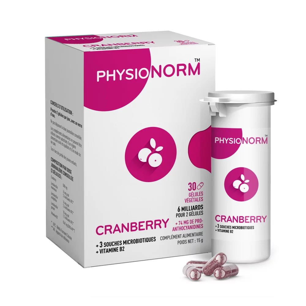 PHYSIONORM™ Cranberry | Infection & irritation urinaire femme