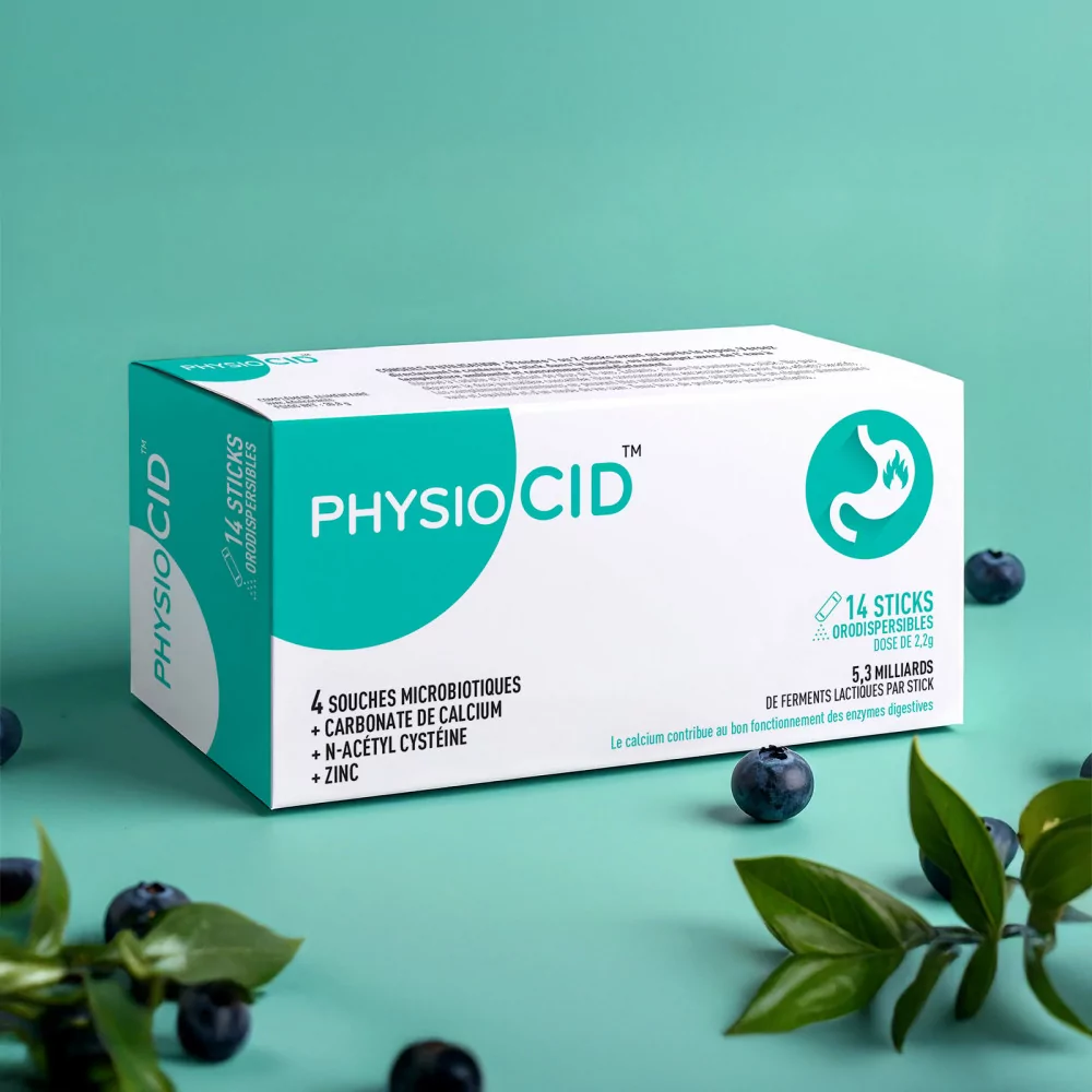 PHYSIOCID™ Probiotique Brûlure d'Estomac - Physionorm™